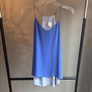 Women's Blue Sleeveless Top